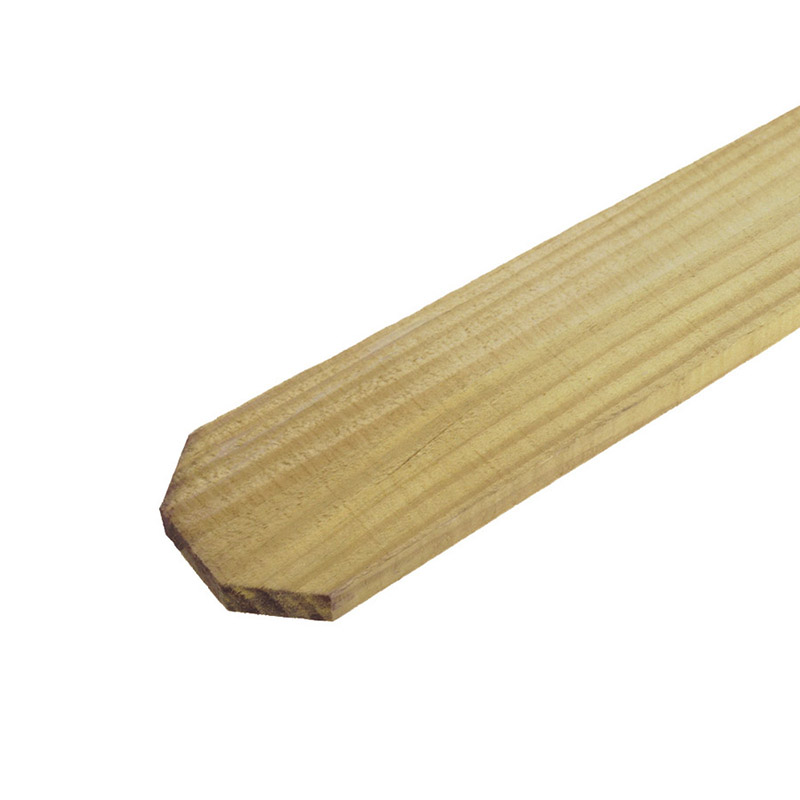 1" x 6" x 6' Dog Ear White Wood Fence Picket