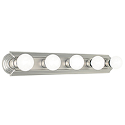30" 5-Bulb Vanity Raceway Satin Nickel