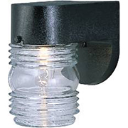 Black Jelly Jar Fixture Poly