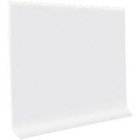 4" x 48" White Vinyl Cove Base