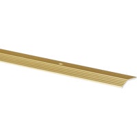 1-3/8" x 72" Gold Aluminum Carpet Trim Bar