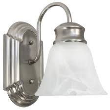 18" 2 Arm Vanity Sn Alab Gls