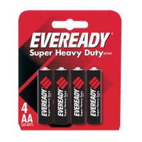 AA Eveready Super Duty Alkaline Batteries - 4/pack
