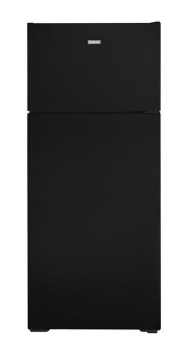 Hotpoint® 17.5 cu. ft. Icemaker Ready Top Freezer Refrigerator - Black