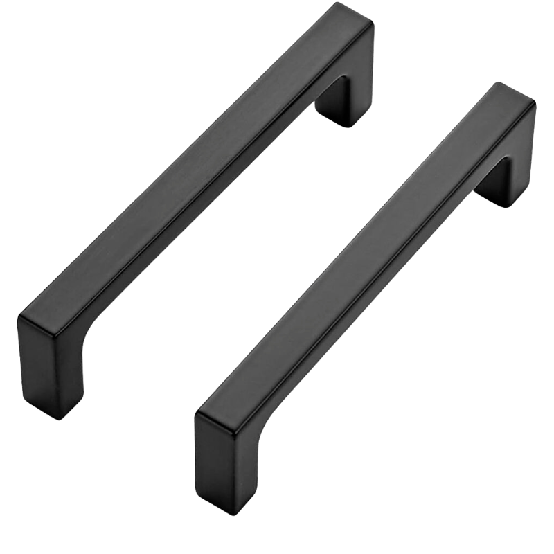 3-3/4" Square Cabinet Pull  - Matte Black - 30/pack