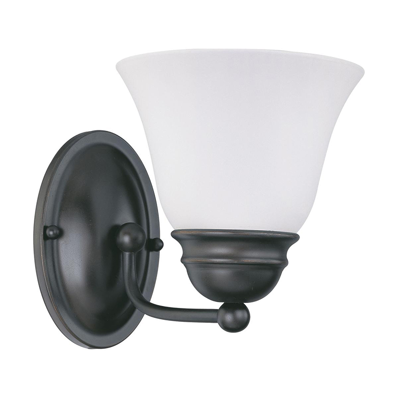 7" Empire 1 Bulb Wall Sconce - Bronze