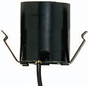 Keyless Snap-In Medium Base Light Bulb Socket