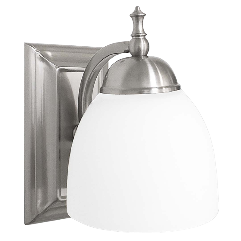 7" Dallas 1 Bulb Wall Sconce - Satin Nickel