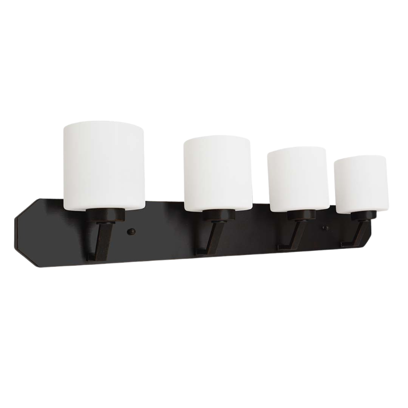 36" Paris 4 Bulb Vanity Fixture - Matte Black