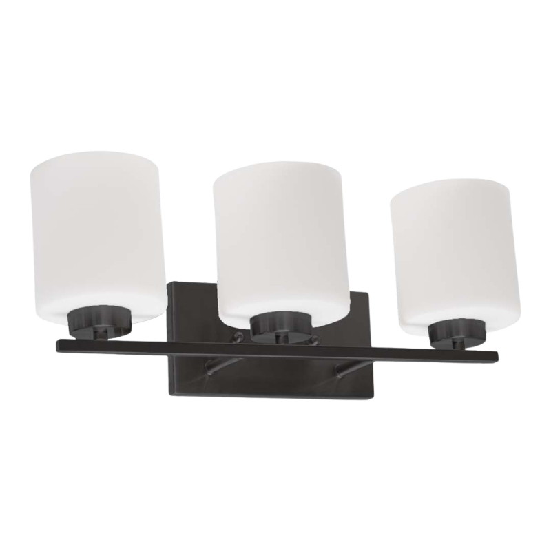 24" Idris 3 Bulb Vanity Fixture - Matte Black