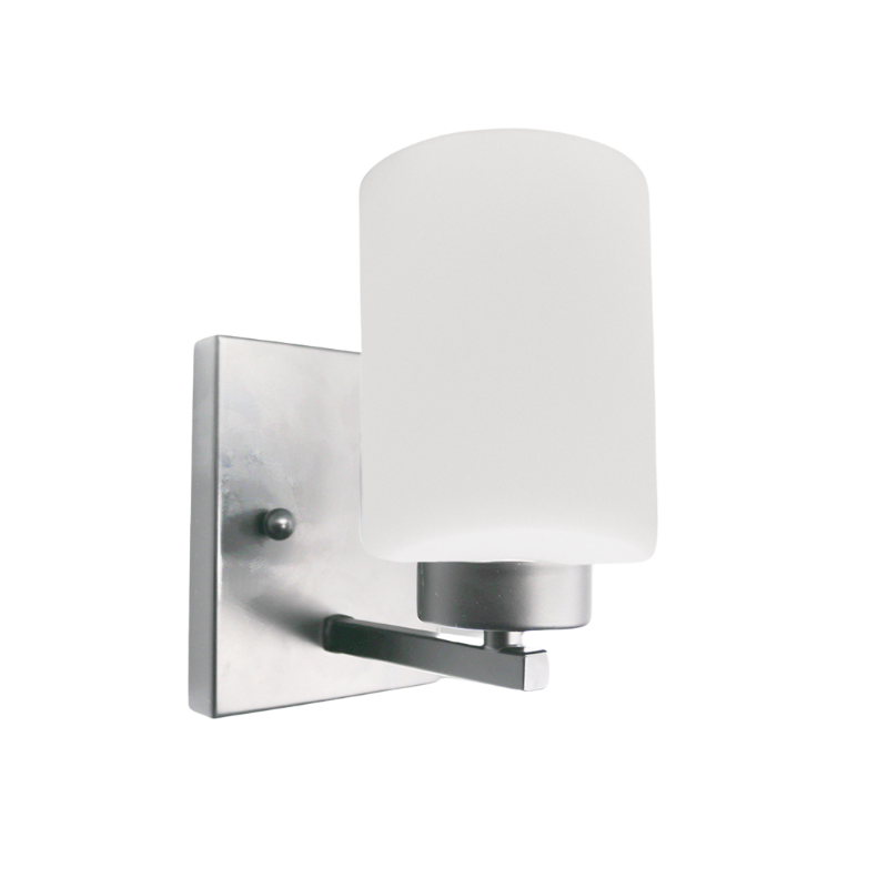7" Idris 1 Bulb Wall Sconce - Satin Nickel