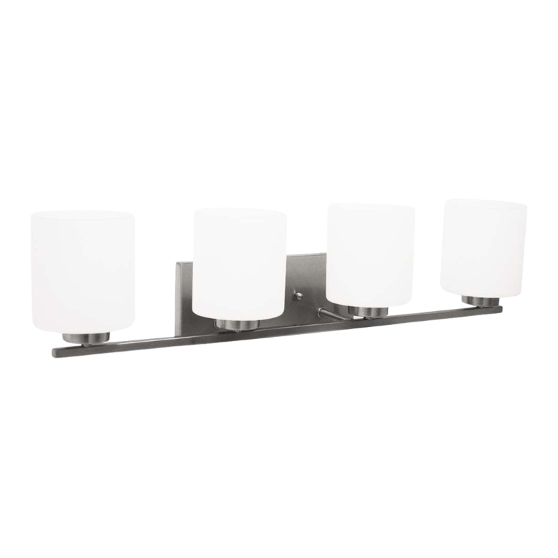 31" Idris 4 Bulb Vanity Fixture - Satin Nickel