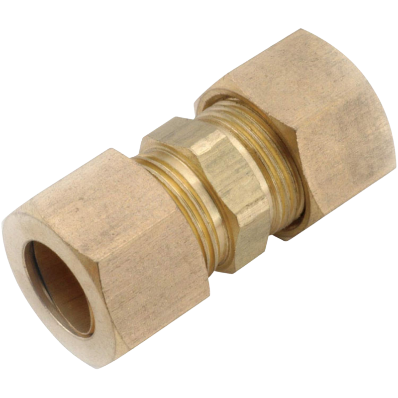 3/4" Brass Compression Coupling