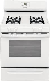Frigidaire® 30" Free Standing 4 Burner Front Control Gas Range - White