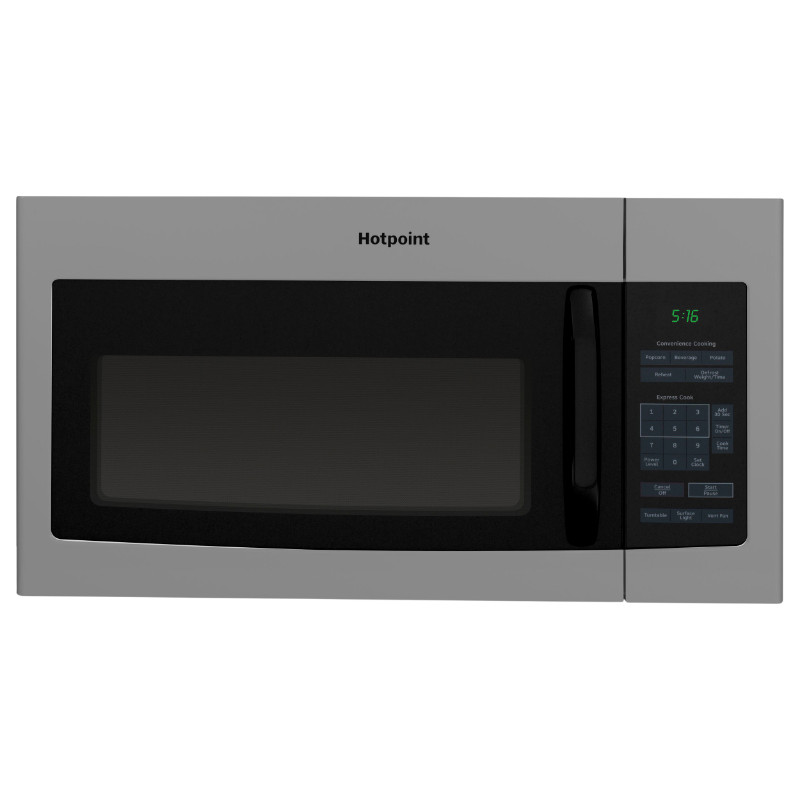 Hotpoint 1.6cu Over the Range Microwave - Silver Metallic