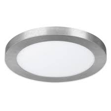 11" LED 12.5W Flush Mount Puck Fixture - Satin Nickel