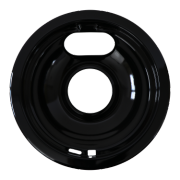 Whirlpool® Black Porcelain Burner Bowls - 6" -SMP6WPP - 6/Pack