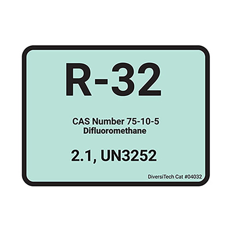 3" x 4" Freon Refrigerant Labels - R32 - 10/pack