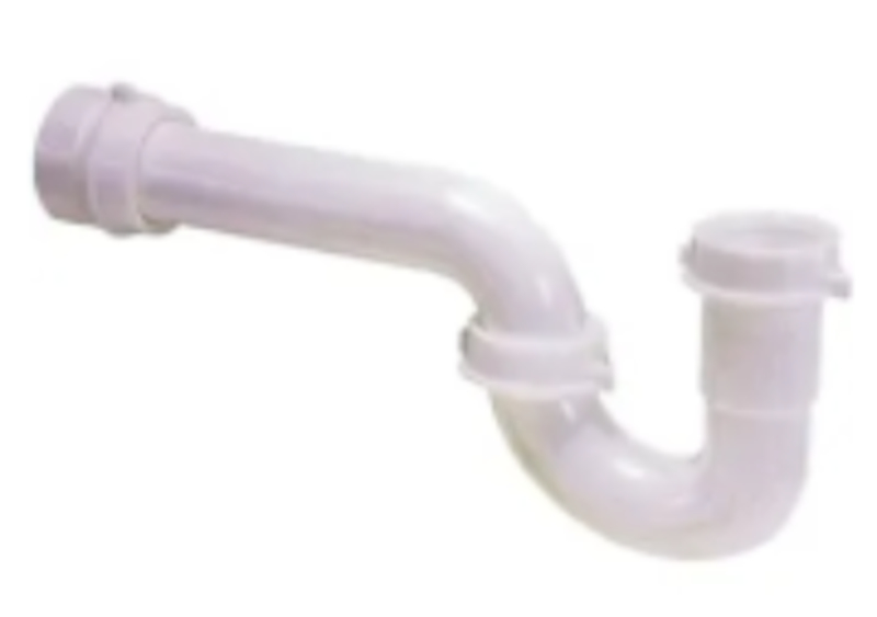 1-1/2" Plastic Slip P-Trap with Adapter