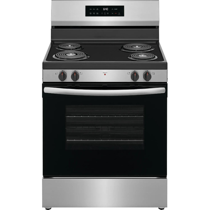 Frigidaire® 30" Free Standing 4 Burner Self Cleaning Electric Range - Stainless Steel