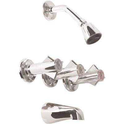 Sayco 3 Hdle Tub/Shower Faucet