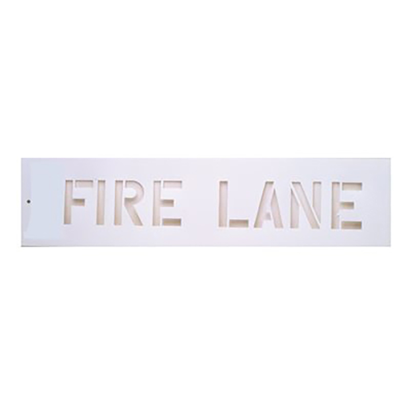 Fire Lane Stencil