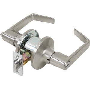 Economy Light Duty Commercial Entry Lever - Satin Nickel
