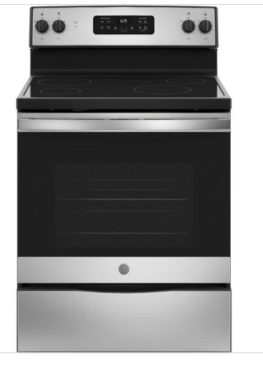 30" Ge Elec Range Silv