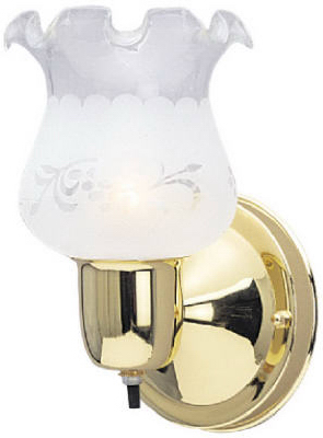 Grape Glass Hall Fixture Polished Brass