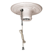 Pull Chain Porcelain Lamp Holder