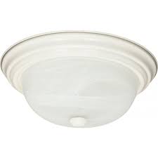 11" Wht Dome Fixture Frst Gls
