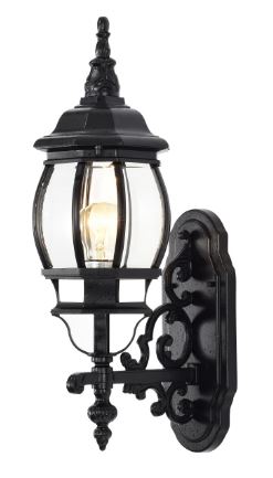 16" Cast Alum Tudor Lantern Blk