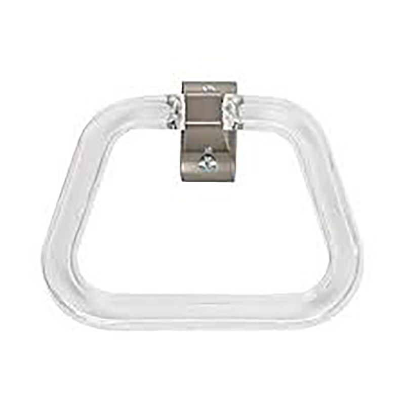 Towel Ring Chrome W/Lucite Ring
