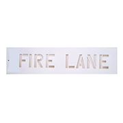 Fire Lane Stencil