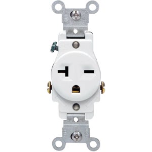 Wall Receptacle Sngl Gang Ivory