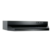 36" Black Range Hood Convertible