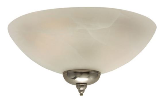 Universal 2 Light LED Ceiling Fan Light Kit - Satin Nickel