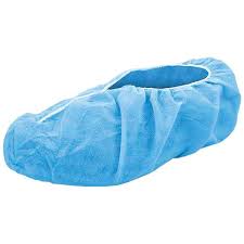 Slip Resistant Disposable Poly Shoe Covers - 100/pack