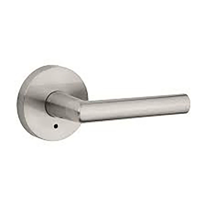 Kwikset 730MIL Milan Privacy Lever - Satin Nickel
