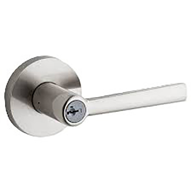 Kwikset 740MIL Milan SmartKey Entry Lever - Satin Nickel