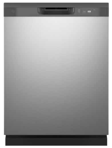 GE® Dishwasher with Front Controls - Stainless Steel