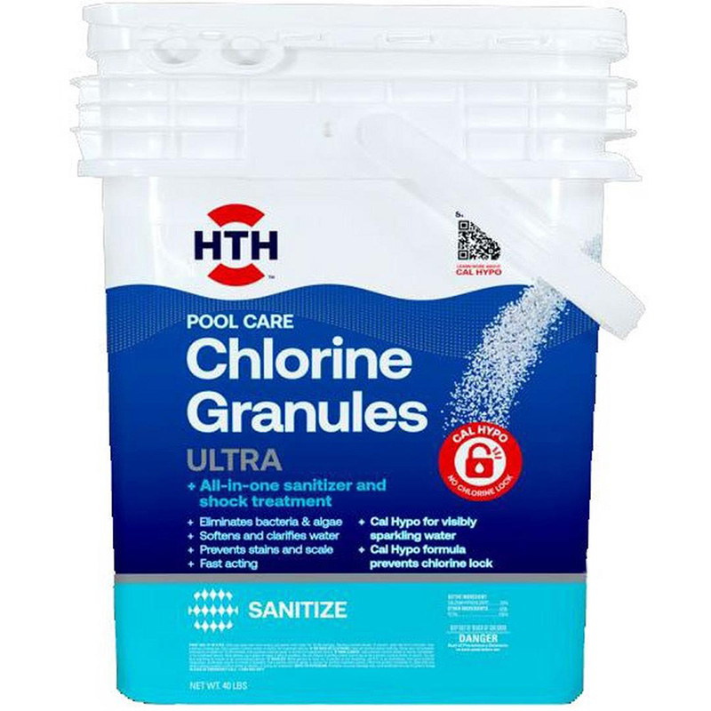 HTH Chlorine Granules - 50 lb