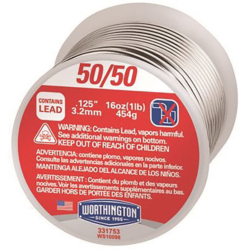 Solid Wire Solder .125 Dia 1Lb