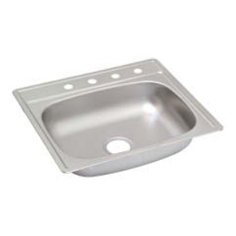 Ss Single Sink 25" X 22" X 6"
