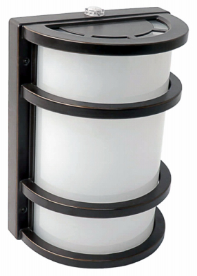 8" Outdoor LED 12W Wall Fixture - Bronze