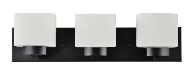 24" Dove Creek 3 Bulb Vanity Fixture - Matte Black