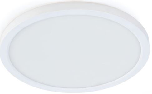 7.5" LED 10.5W Flush Mount Puck Fixture - White
