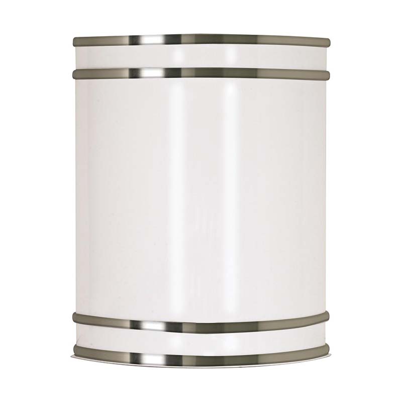 9" Glamour LED 10W Selectable Wall Sconce - Satin Nickel