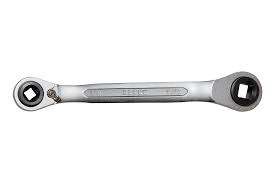 Offset HVAC Service Valve Ratchet Wrench