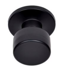 Better Home Mission Bell Passage Knob - Matte Black